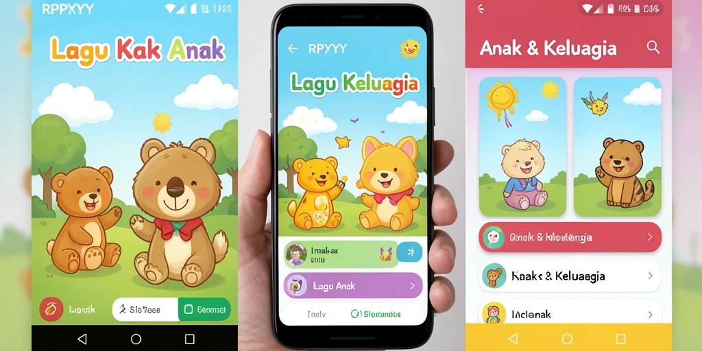 Antarmuka pengguna RPYYY yang ramah anak dan menarik.